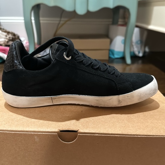 Zadig & Voltaire black flash star patterned sneakers - Picture 5 of 8